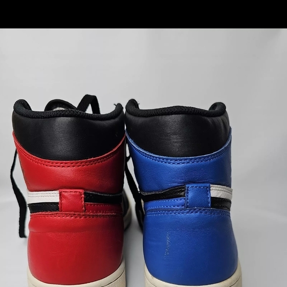 Nike Air Jordan 1 Retro High OG - Red and Blue Size 10.5 - Picture 4 of 8